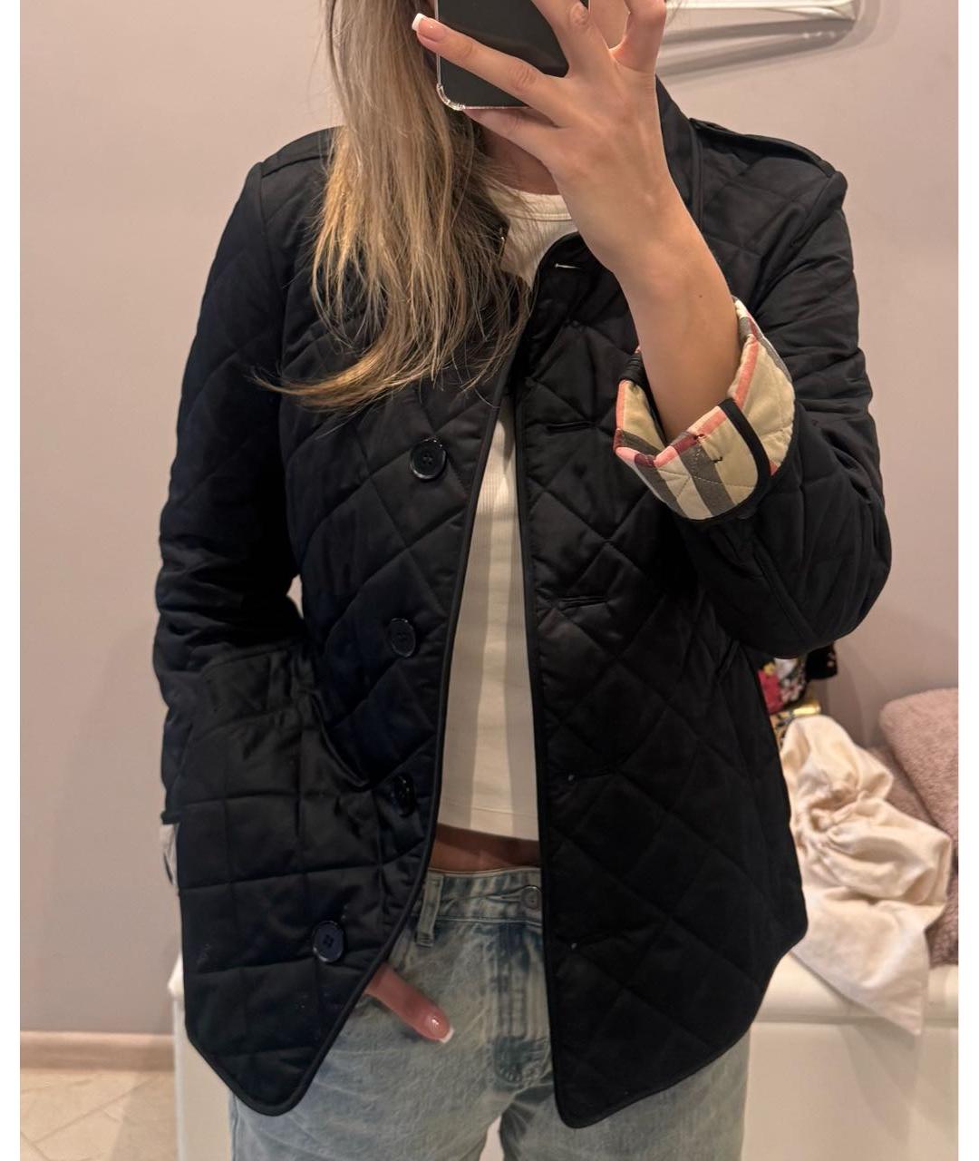 BURBERRY Черная куртка, фото 5