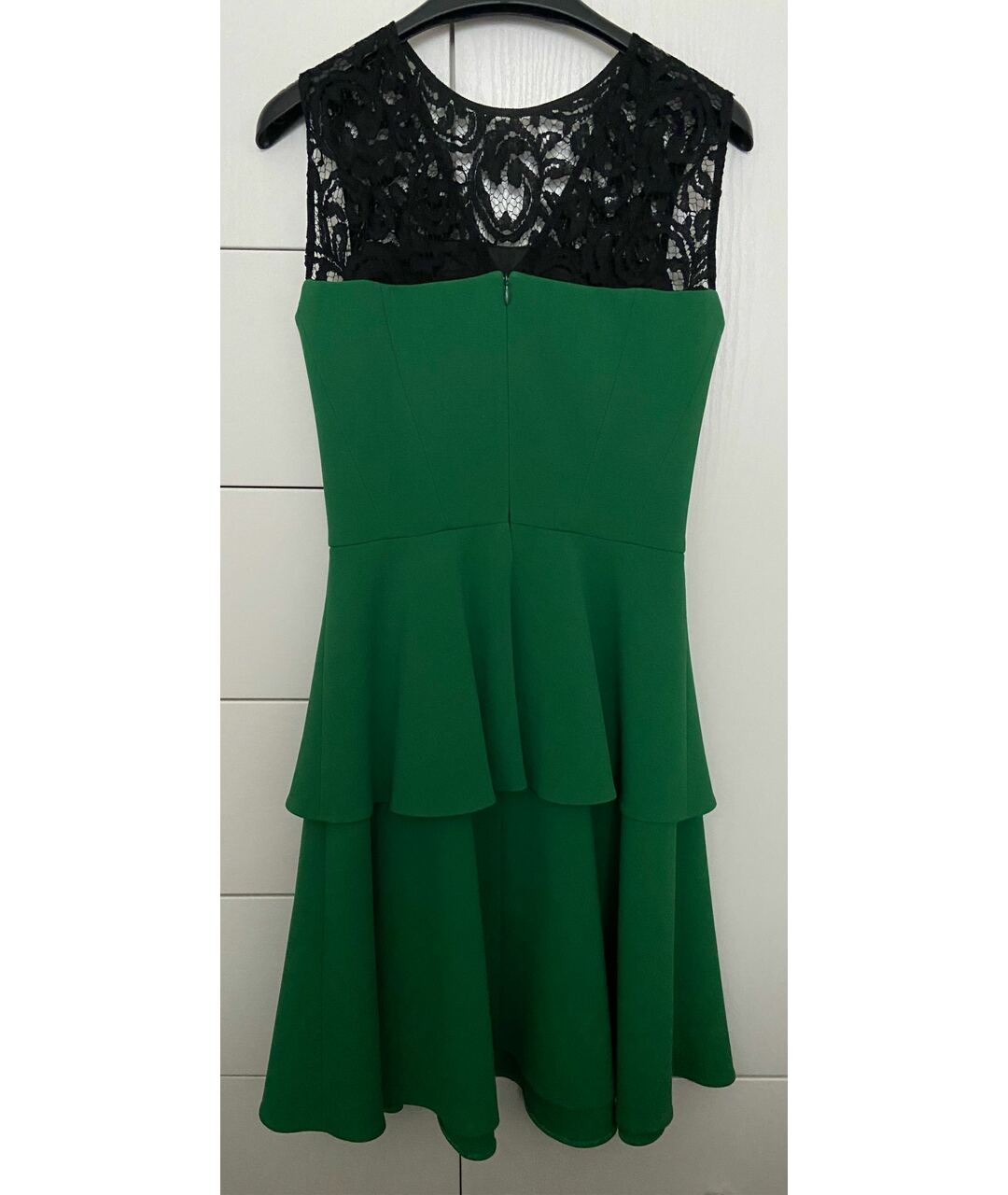 CHAPURIN Зеленые креповое повседневное платье, фото 2