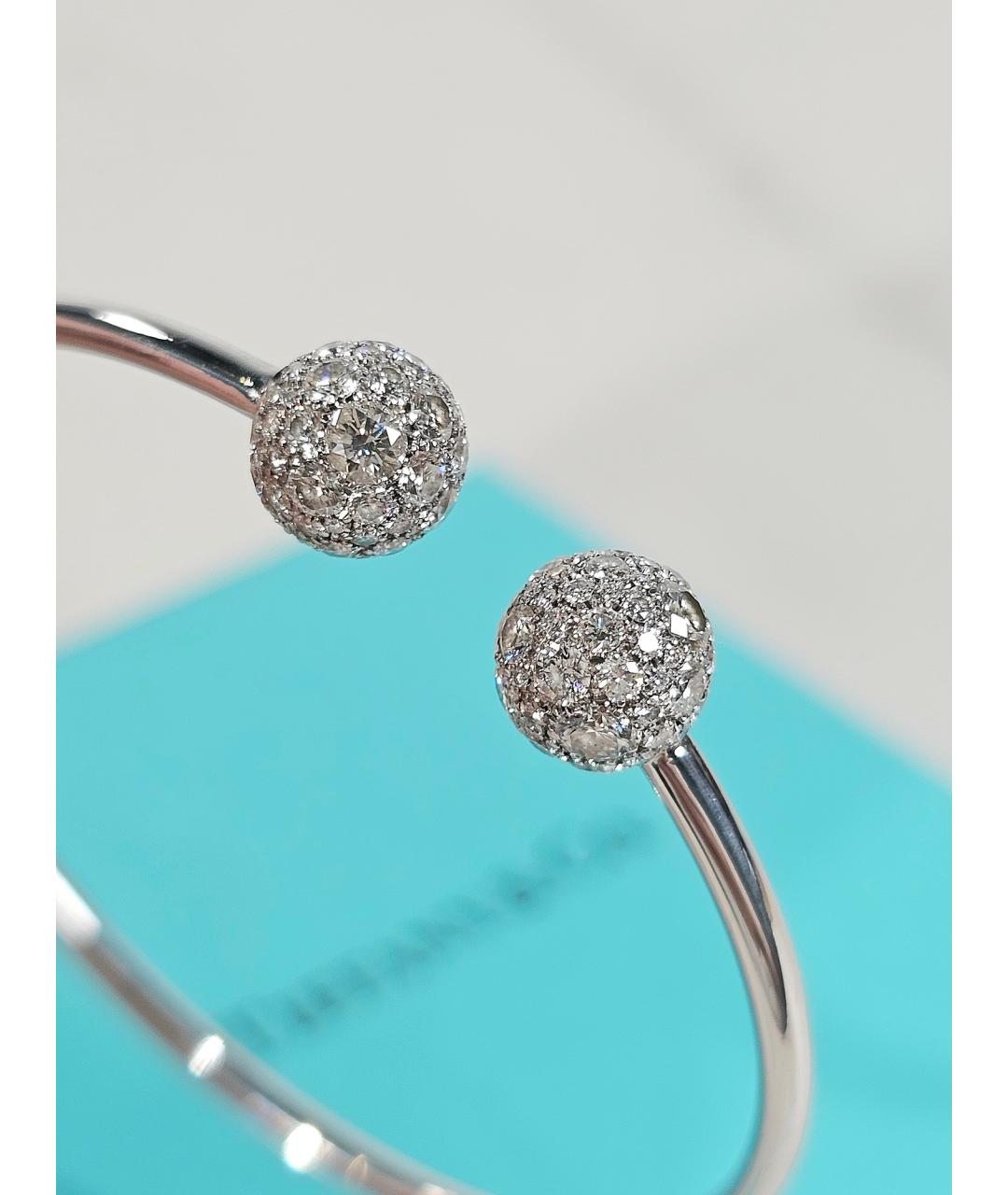TIFFANY&CO Серебрянный браслет из белого золота, фото 4