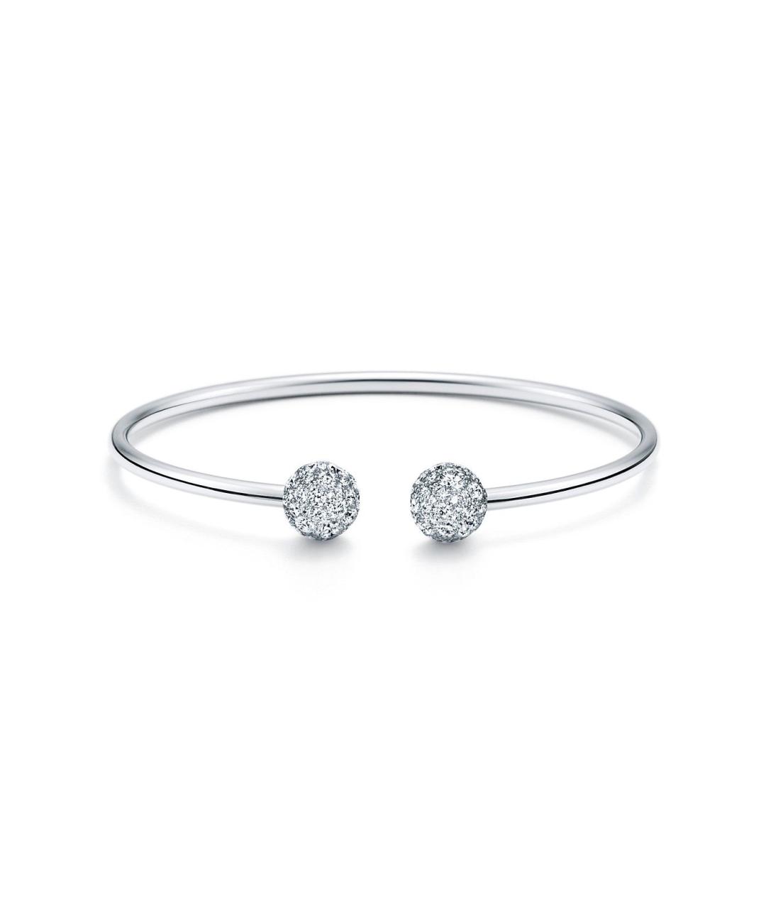 TIFFANY&CO Серебрянный браслет из белого золота, фото 5