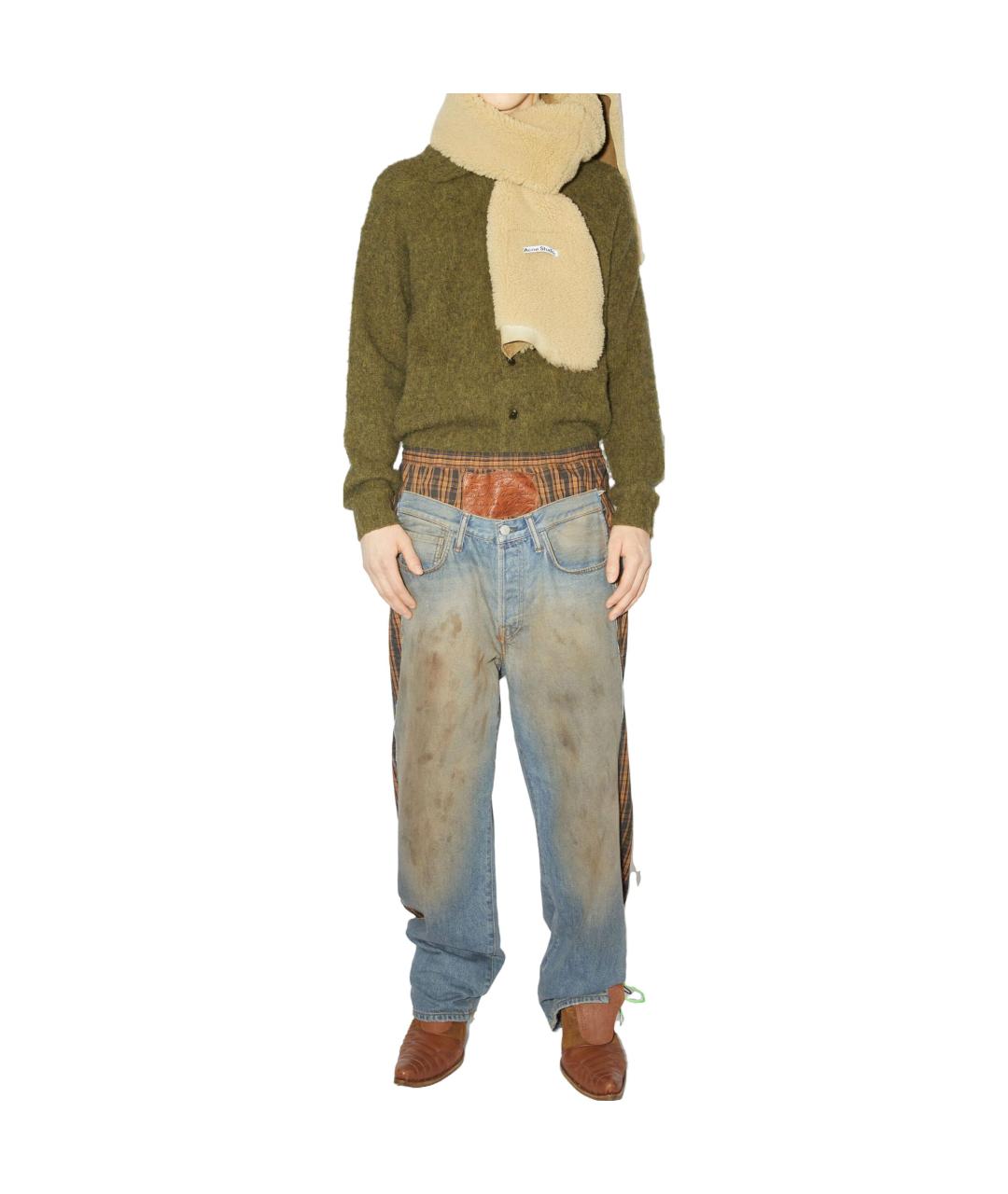 ACNE STUDIOS Синие прямые джинсы, фото 2