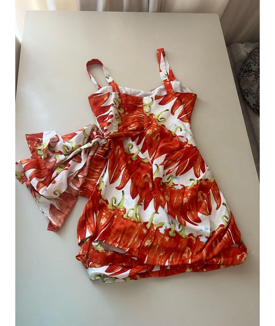 DOLCE&GABBANA Мульти коктейльное платье, фото 4