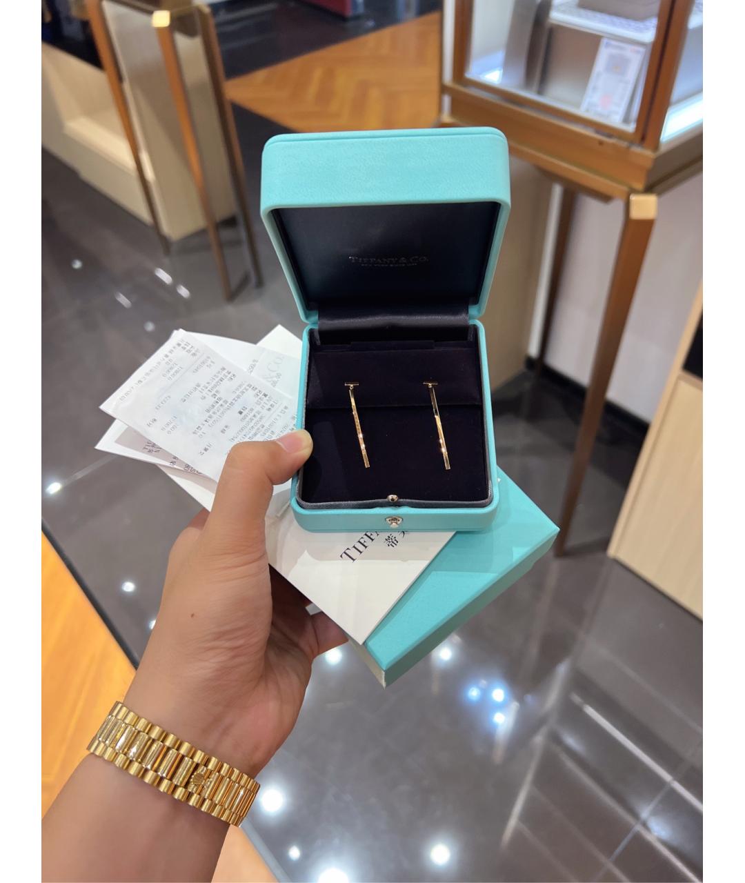 TIFFANY&CO Золотые серьги из желтого золота, фото 2