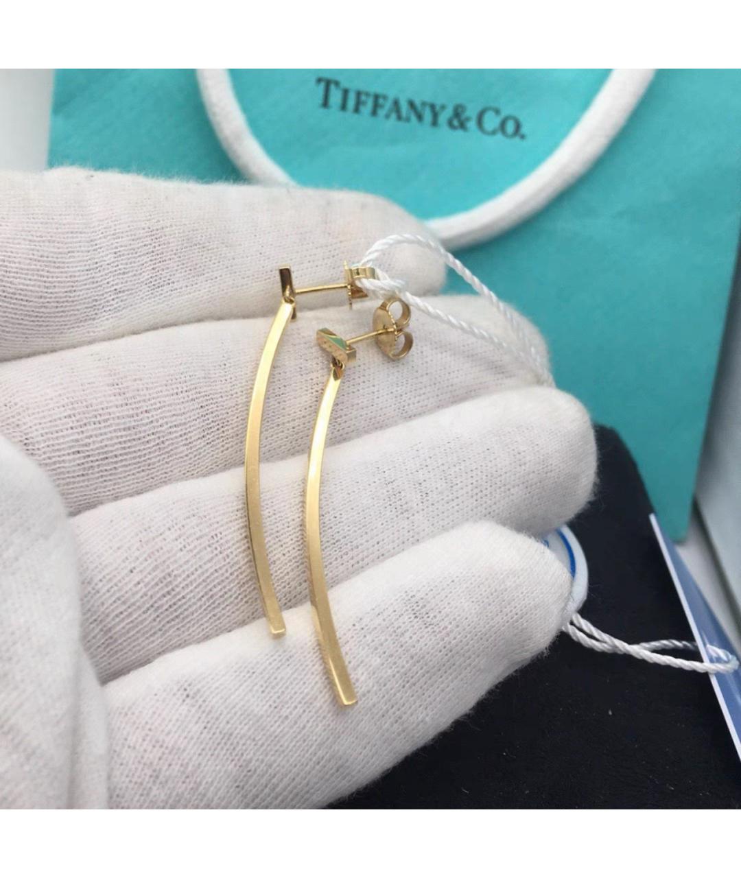 TIFFANY&CO Золотые серьги из желтого золота, фото 3