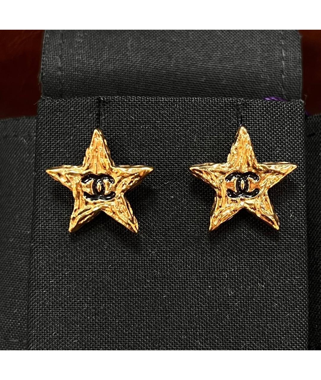 CHANEL Золотые серьги, фото 6