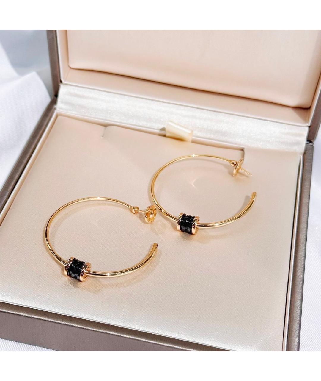 BVLGARI Золотые серьги из розового золота, фото 5