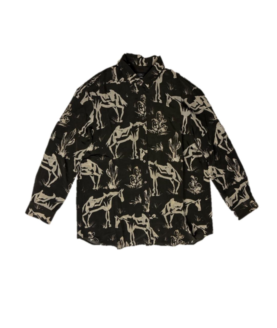 WEEKEND MAX MARA Коричневая вискозная рубашка, фото 1