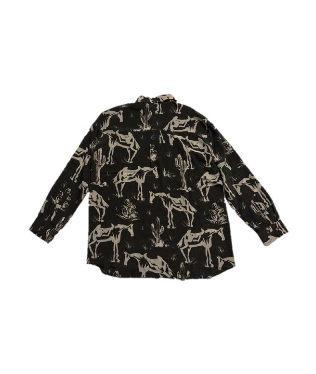 WEEKEND MAX MARA Коричневая вискозная рубашка, фото 2