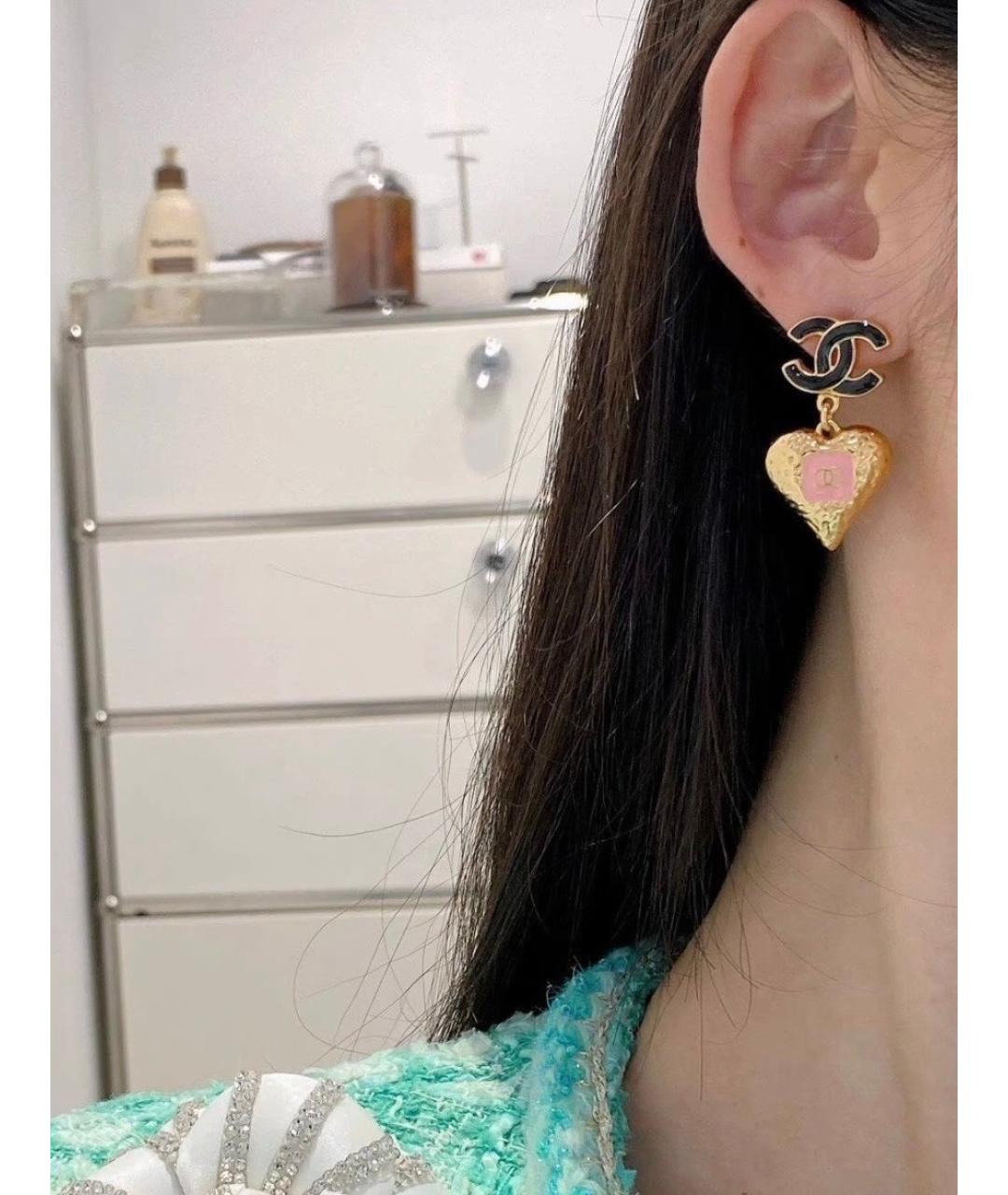CHANEL Золотые серьги, фото 5