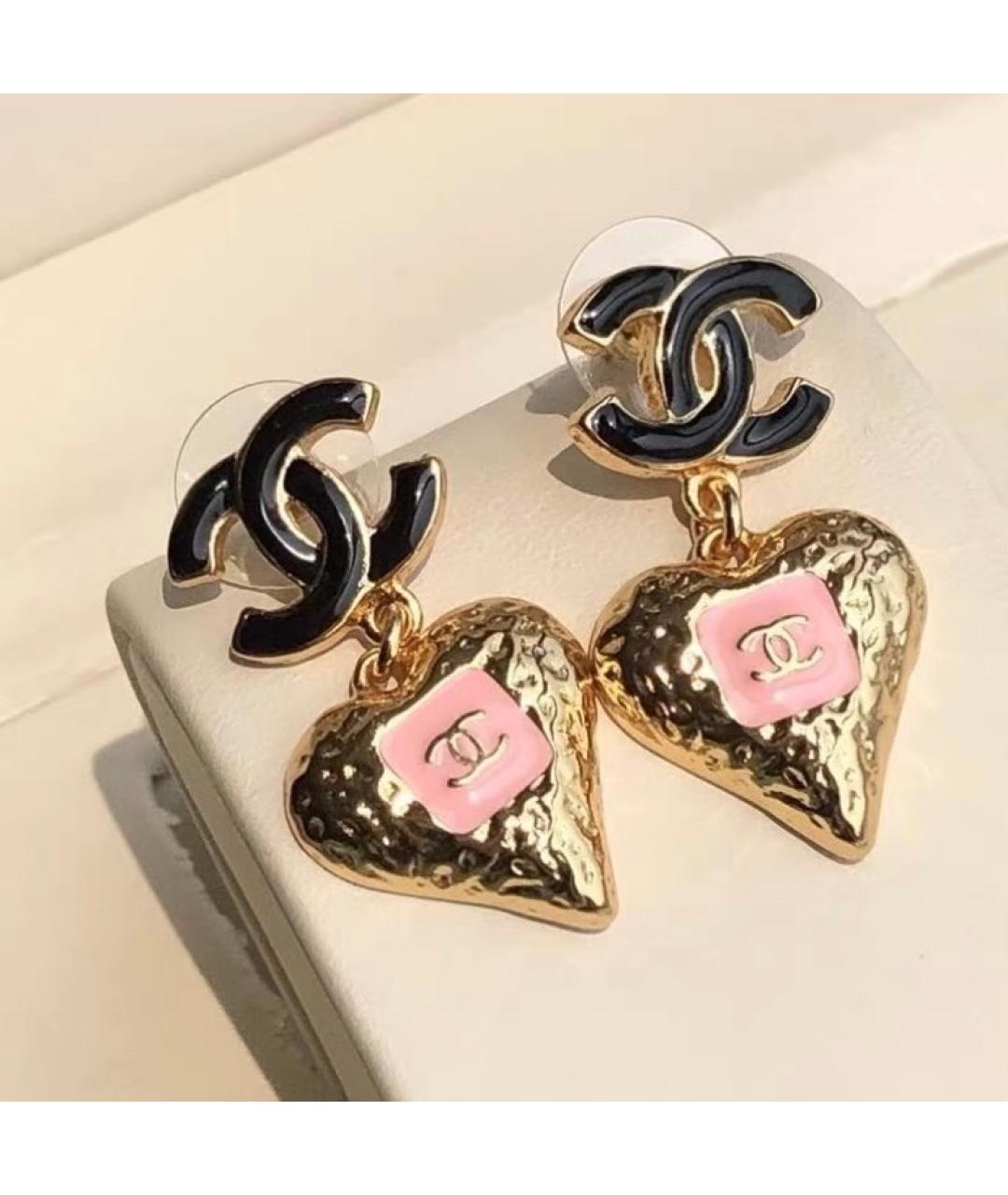 CHANEL Золотые серьги, фото 2