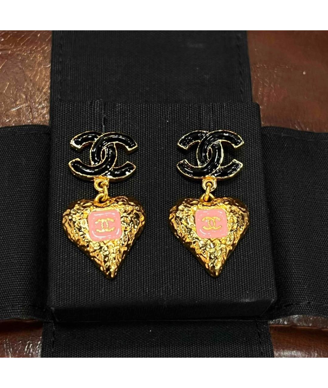 CHANEL Золотые серьги, фото 4