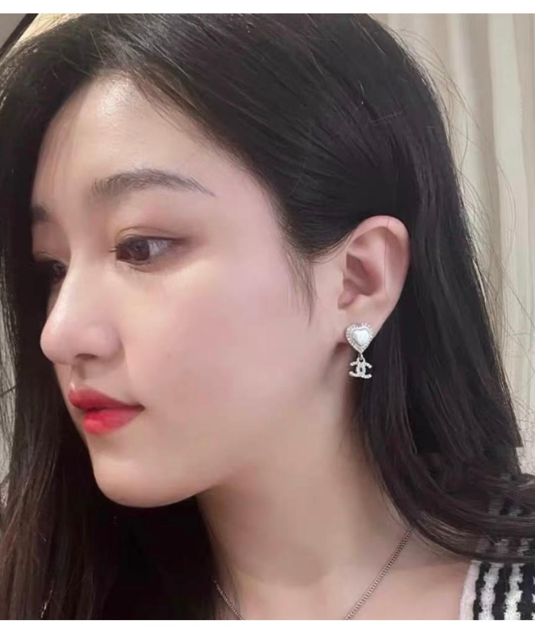 CHANEL Серебряные серьги, фото 5