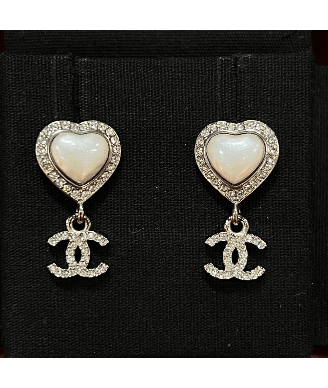 CHANEL Серебряные серьги, фото 6