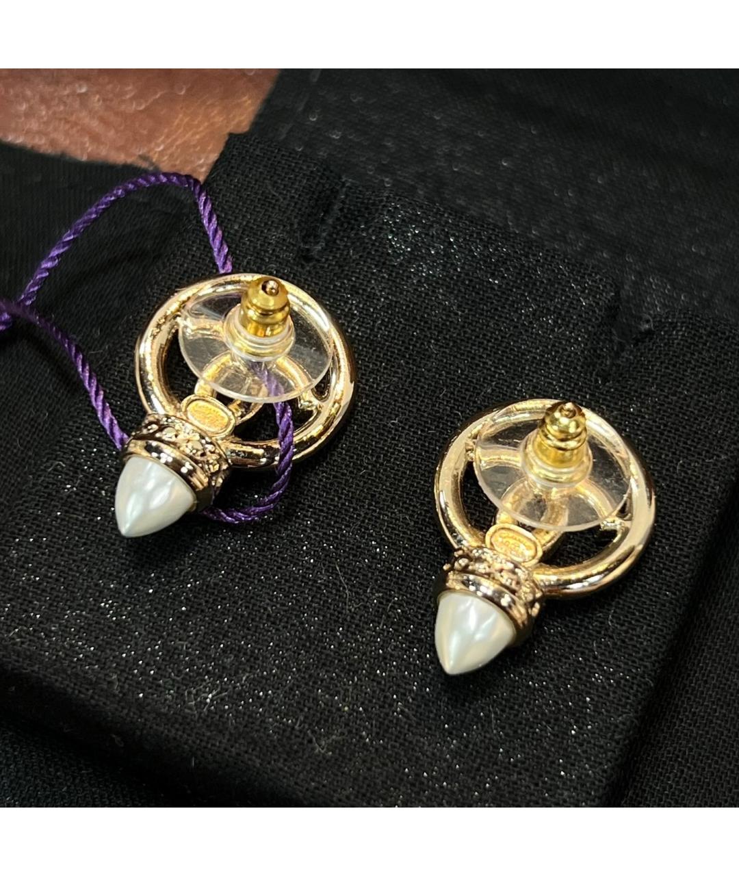 CHANEL Золотые серьги, фото 5