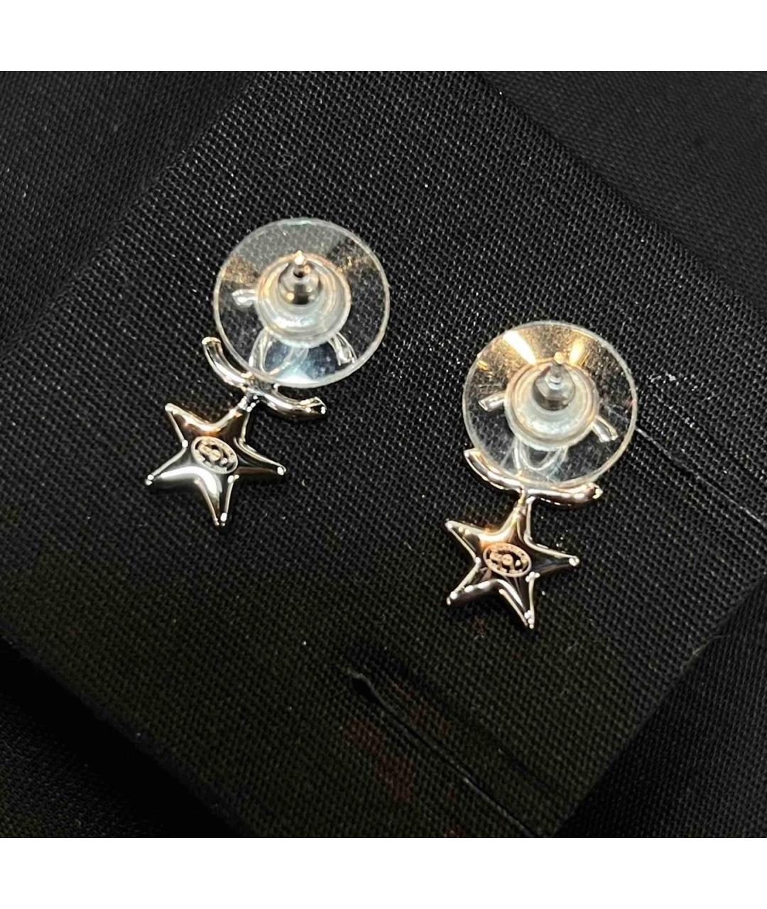 CHANEL Серебряные серьги, фото 4