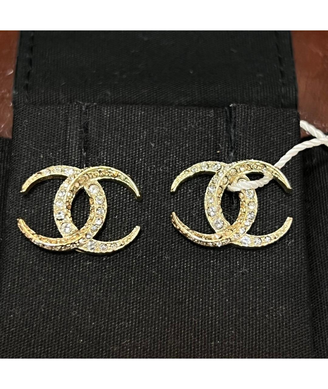 CHANEL Золотые серьги, фото 5