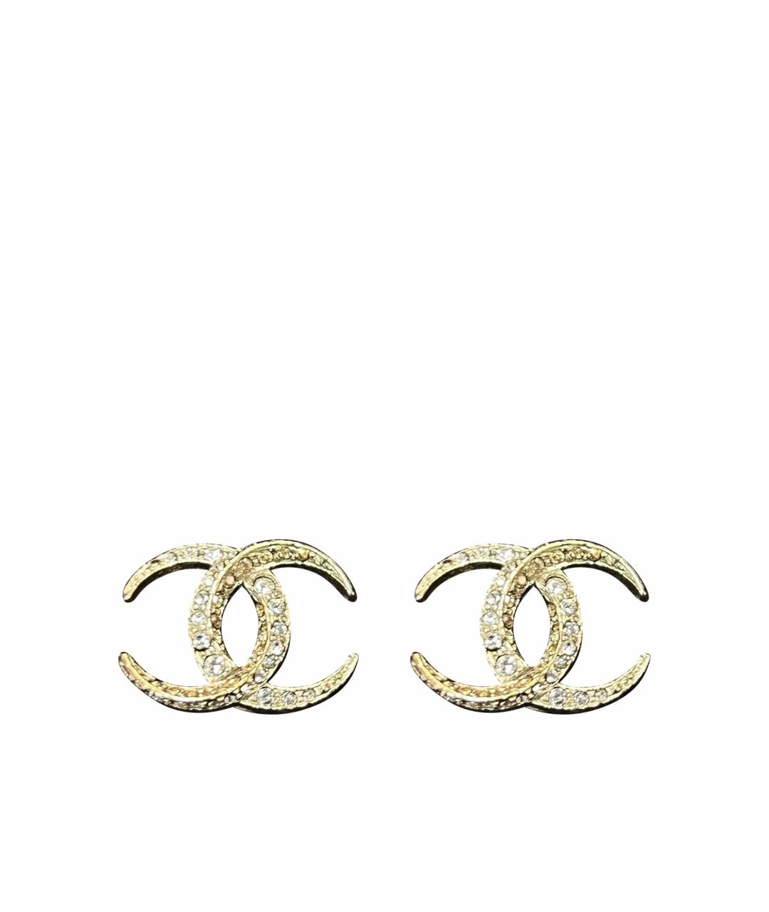 CHANEL Золотые серьги, фото 1