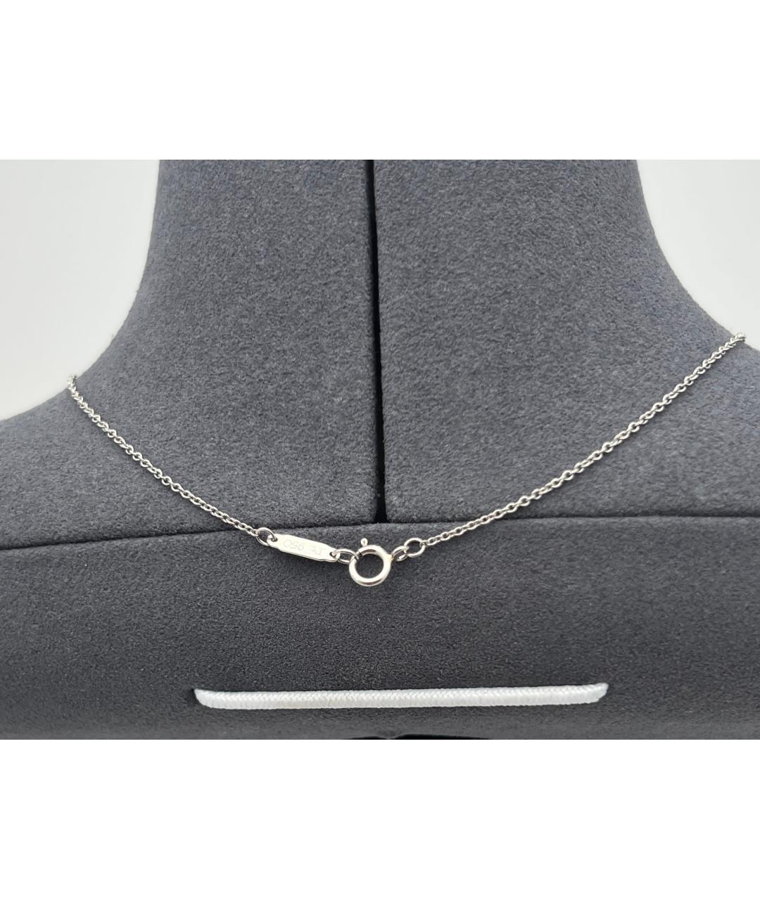 TIFFANY&CO Серебряное платиновое колье, фото 4