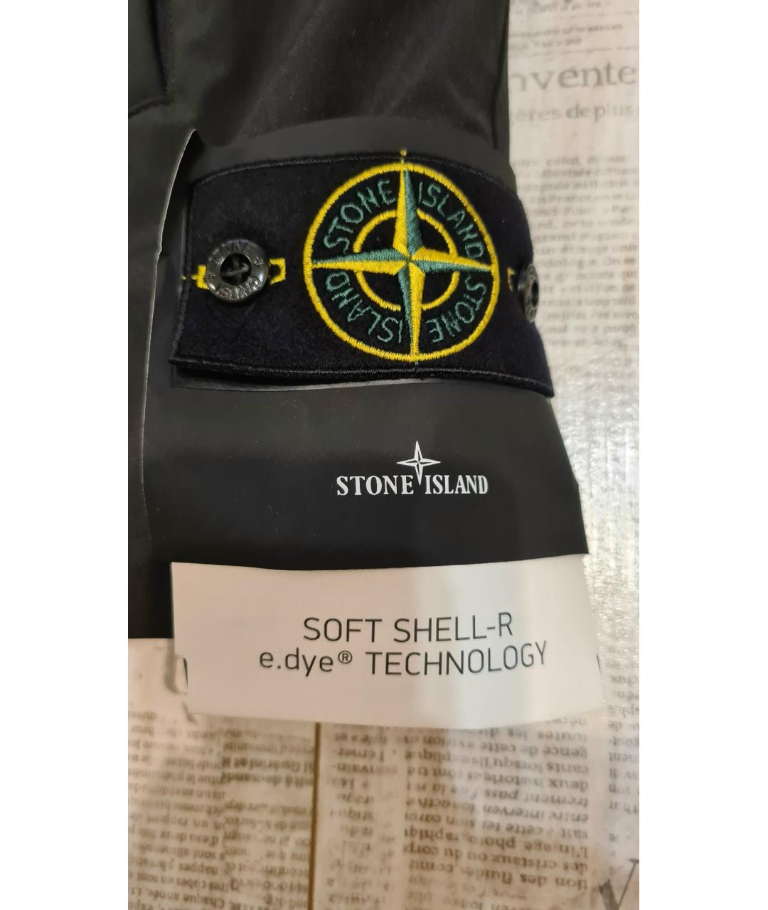 STONE ISLAND Черный жилет, фото 5