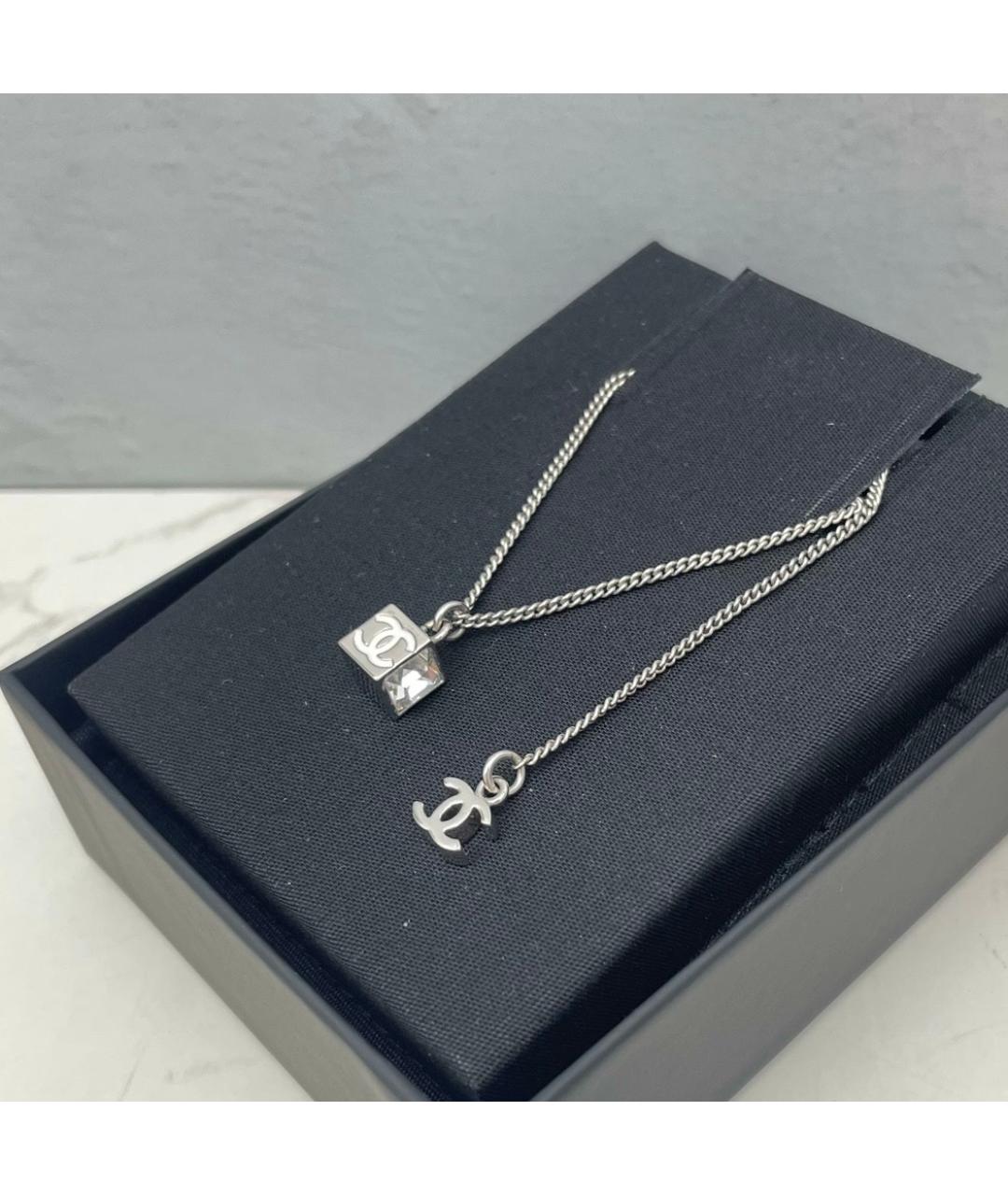 CHANEL Серебряное колье, фото 3