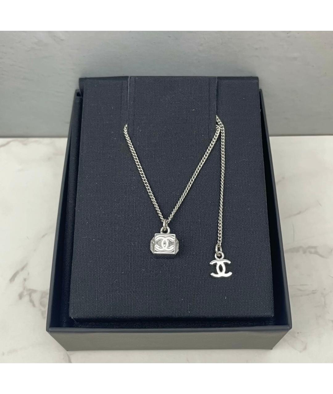 CHANEL Серебряное колье, фото 6