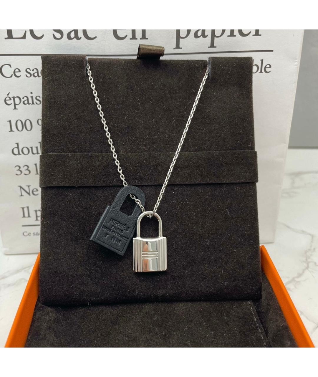 HERMES Серебряное колье, фото 3