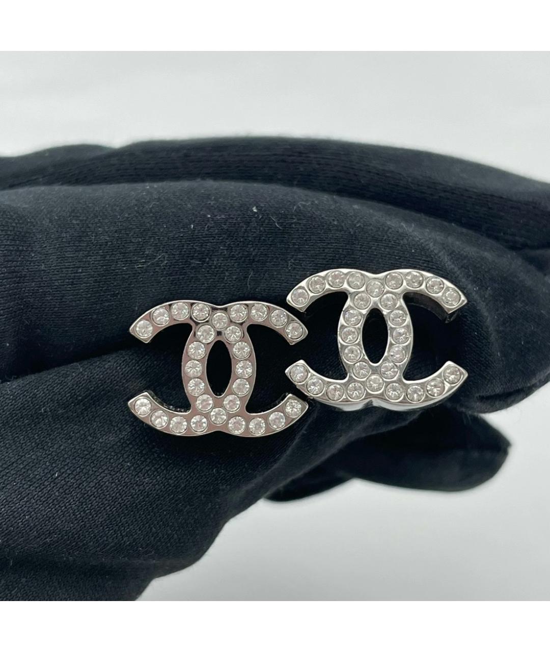 CHANEL Серебряные серьги, фото 5