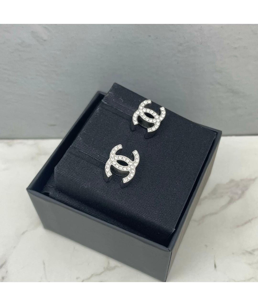 CHANEL Серебряные серьги, фото 3