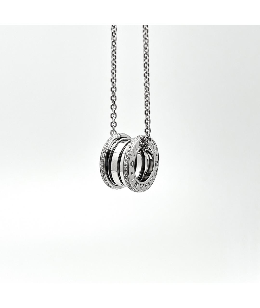 BVLGARI Серебряная подвеска из белого золота, фото 2