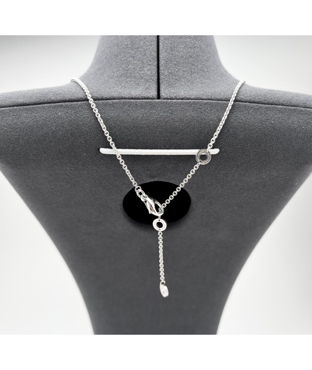 BVLGARI Серебряная подвеска из белого золота, фото 4