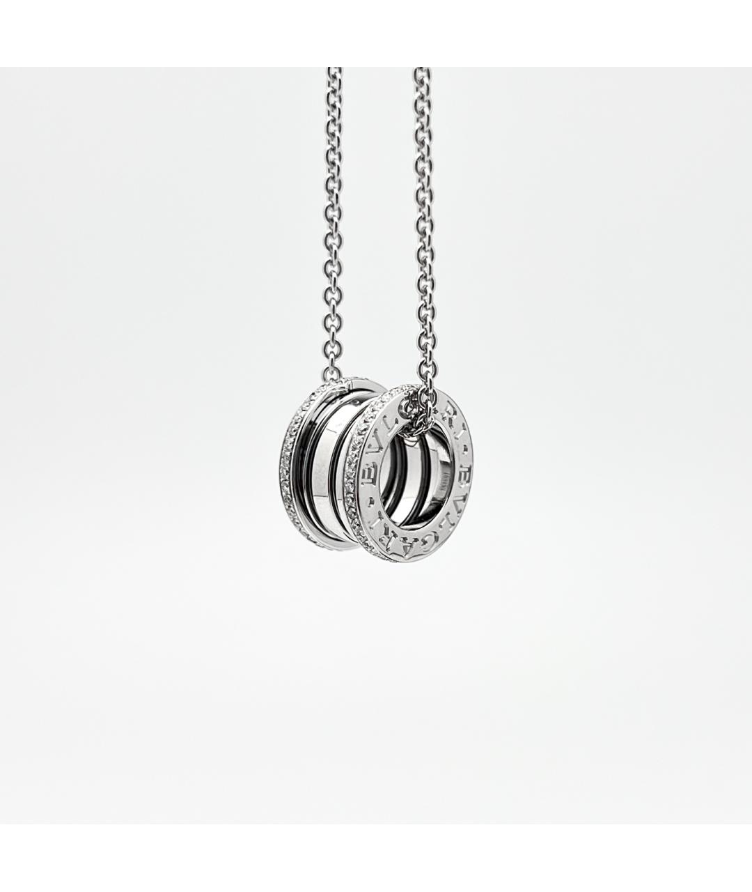 BVLGARI Серебряная подвеска из белого золота, фото 6