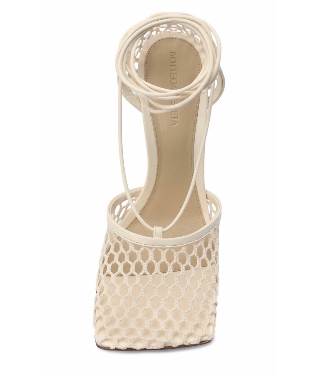 BOTTEGA VENETA Бежевые кожаные туфли, фото 6