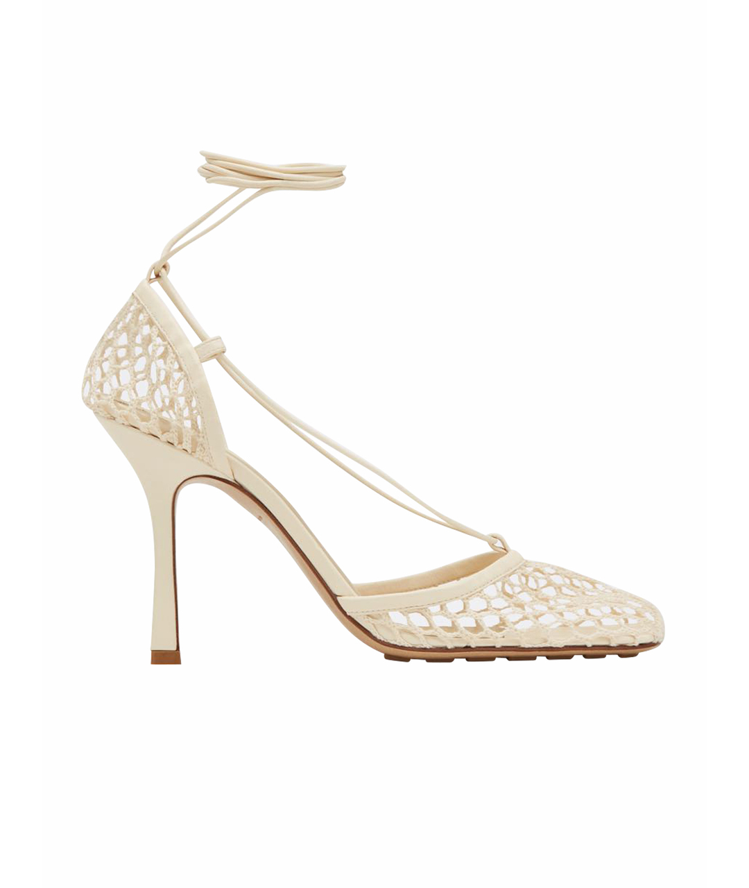 BOTTEGA VENETA Бежевые кожаные туфли, фото 1