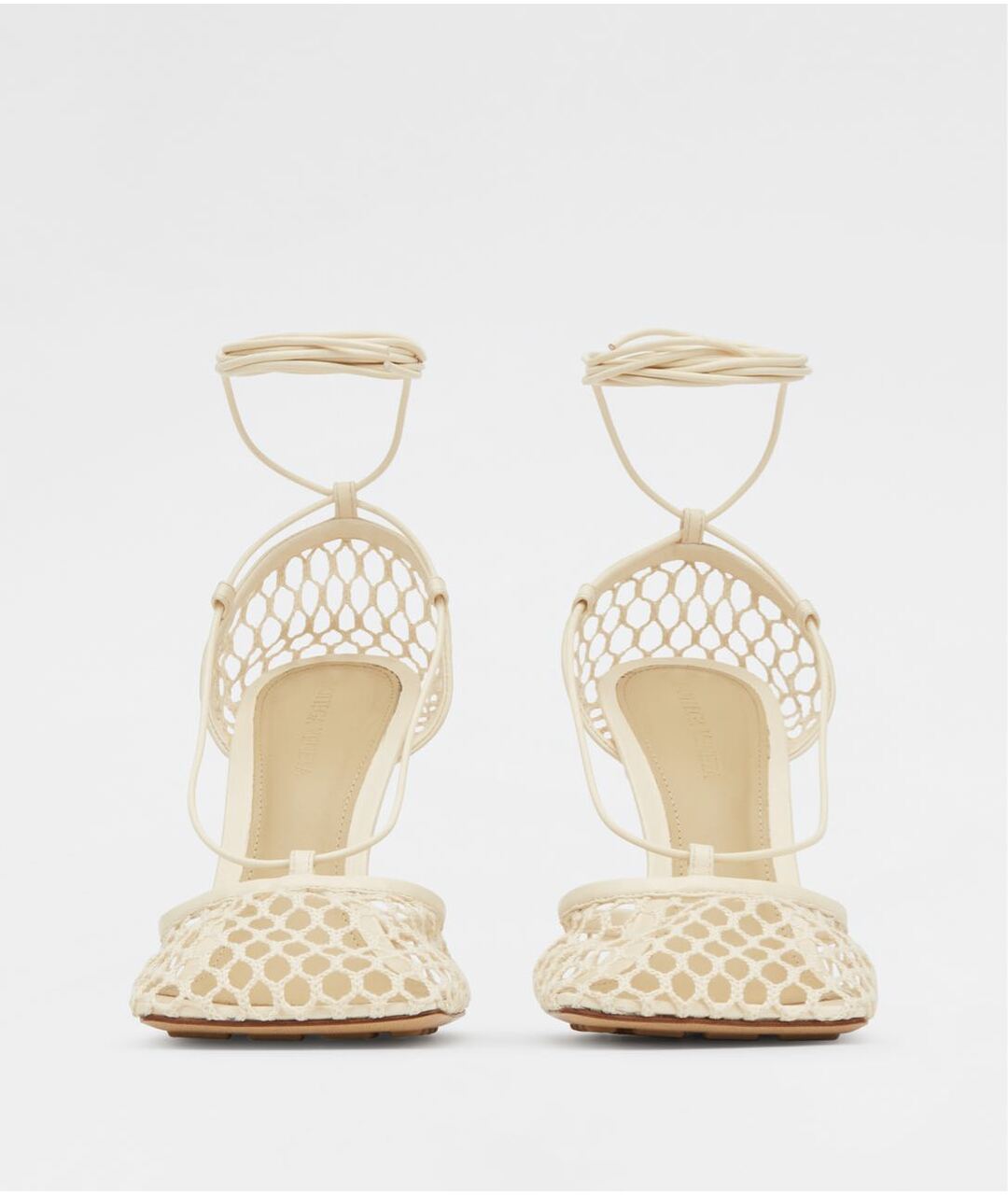 BOTTEGA VENETA Бежевые кожаные туфли, фото 2