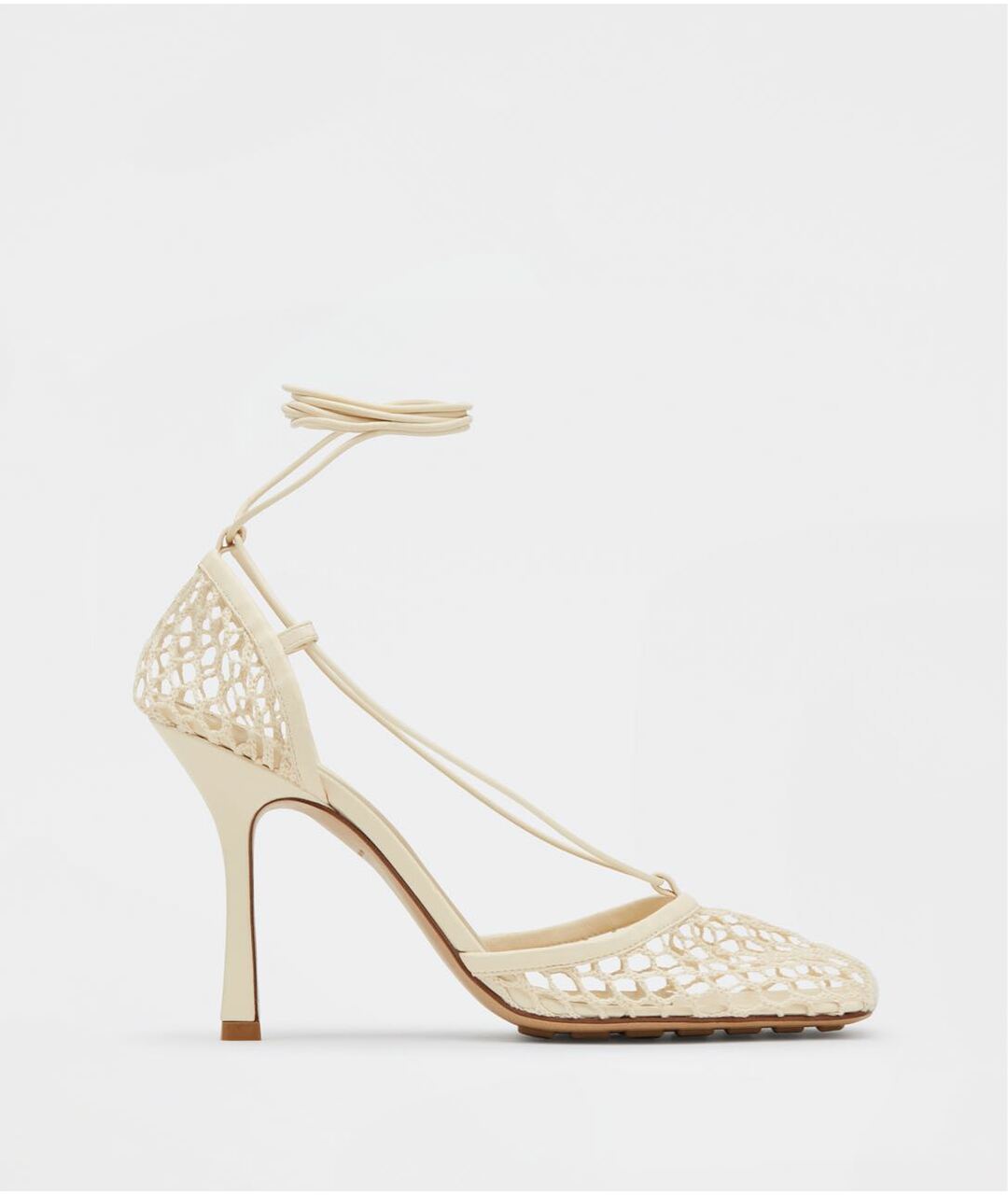 BOTTEGA VENETA Бежевые кожаные туфли, фото 9