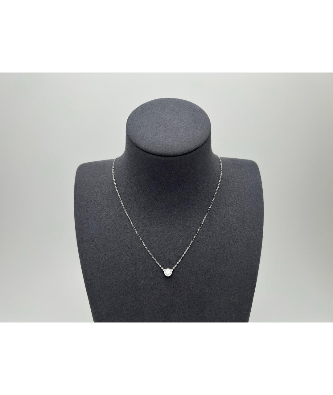TIFFANY&CO Серебряное платиновое колье, фото 2