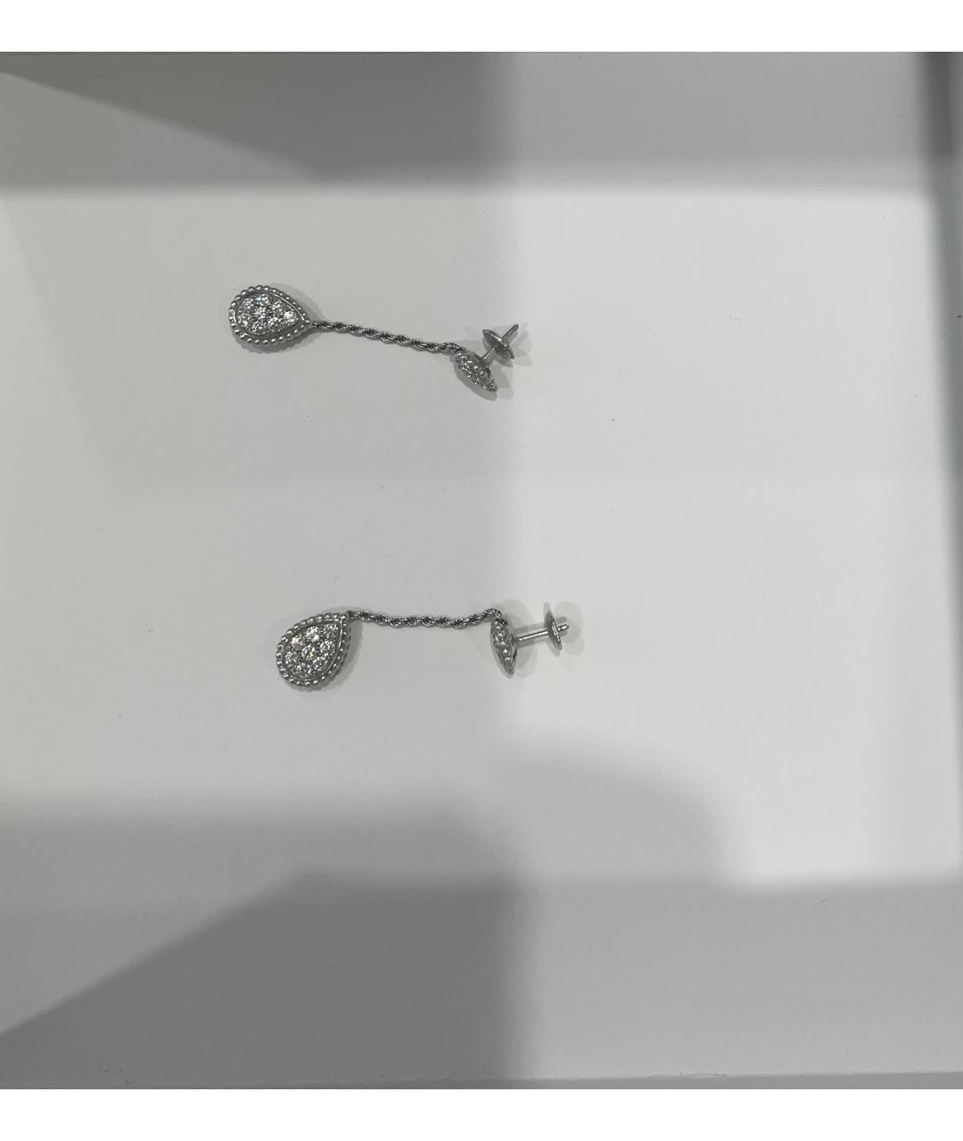 BOUCHERON Белые серьги из белого золота, фото 2