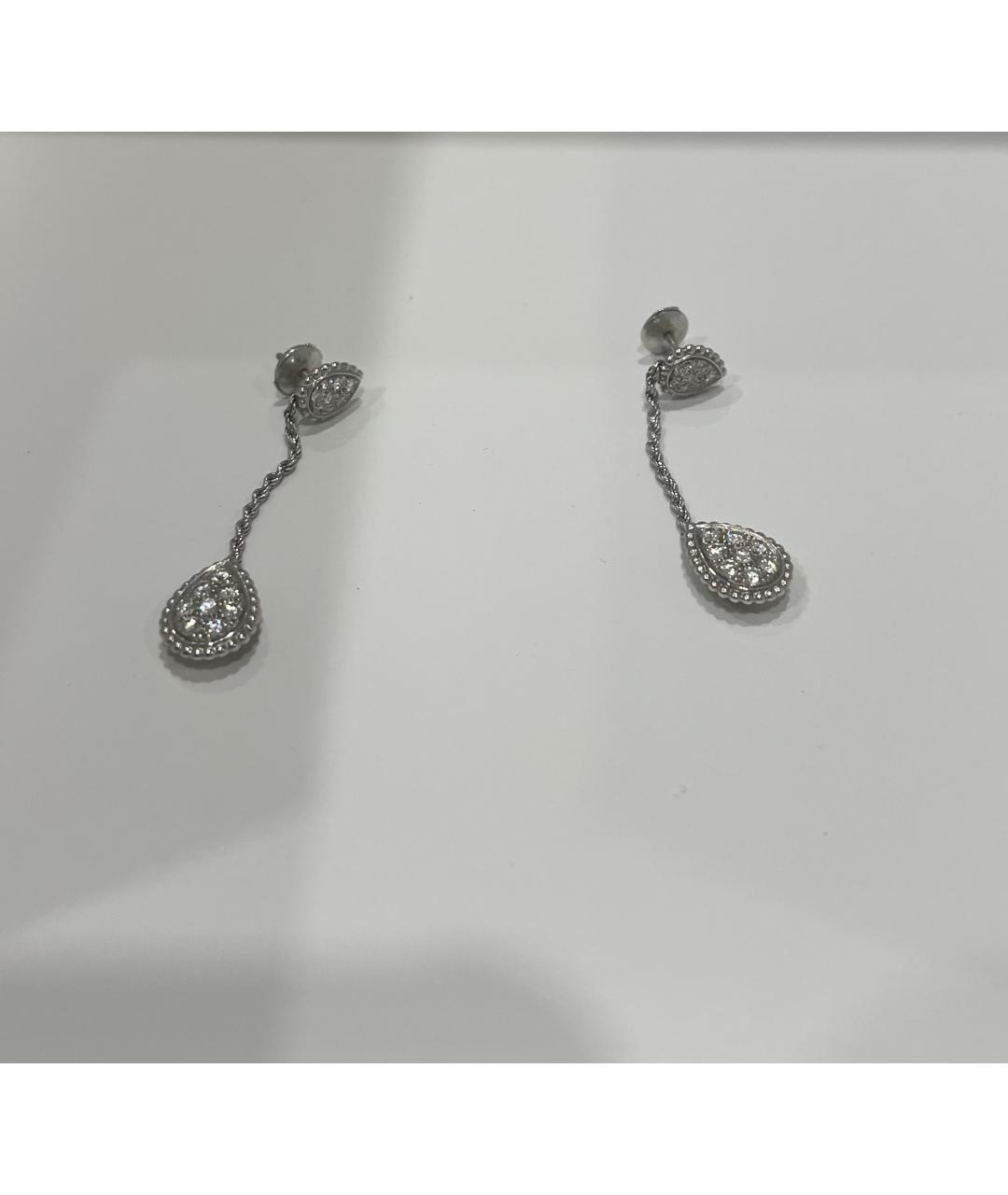 BOUCHERON Белые серьги из белого золота, фото 3