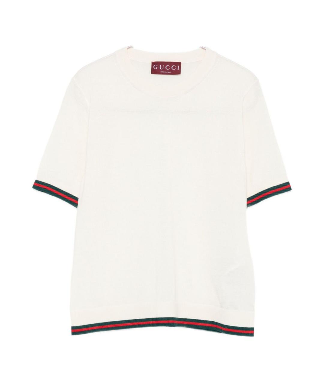 GUCCI Белая футболка, фото 1