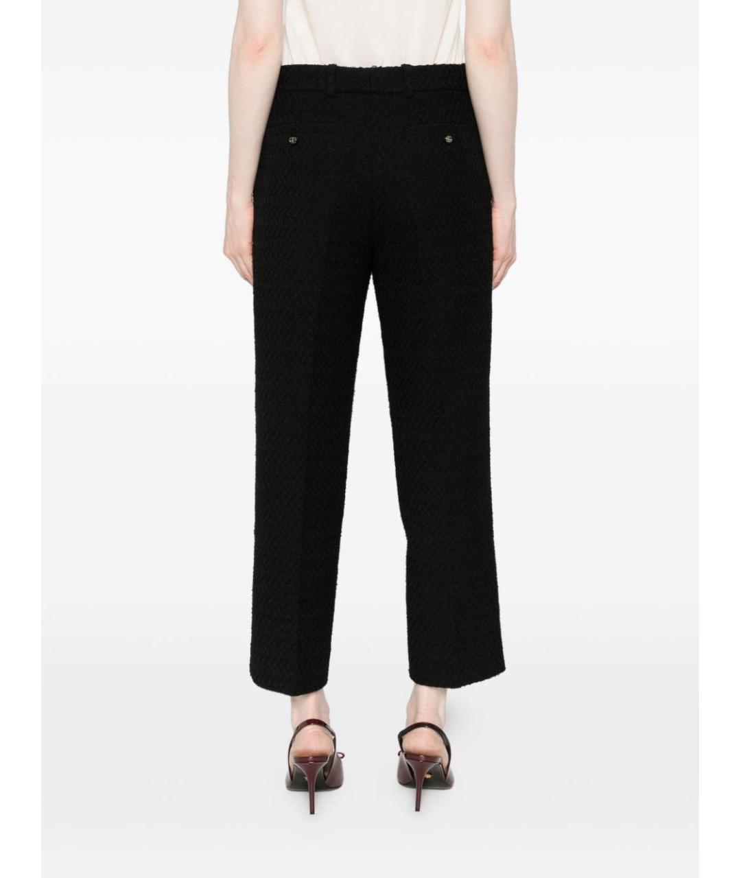 GUCCI Черные прямые брюки, фото 3