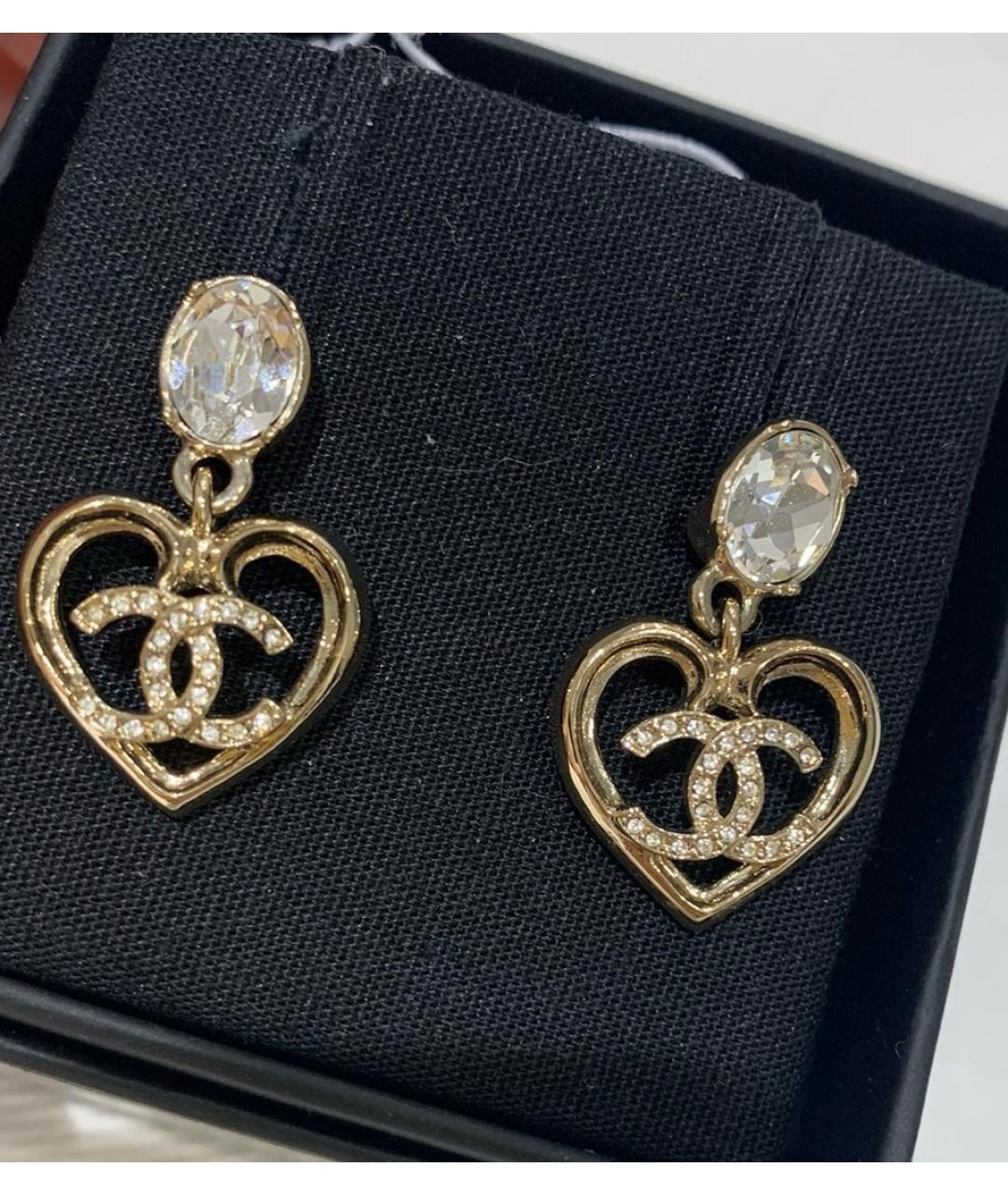 CHANEL Золотые серьги, фото 4