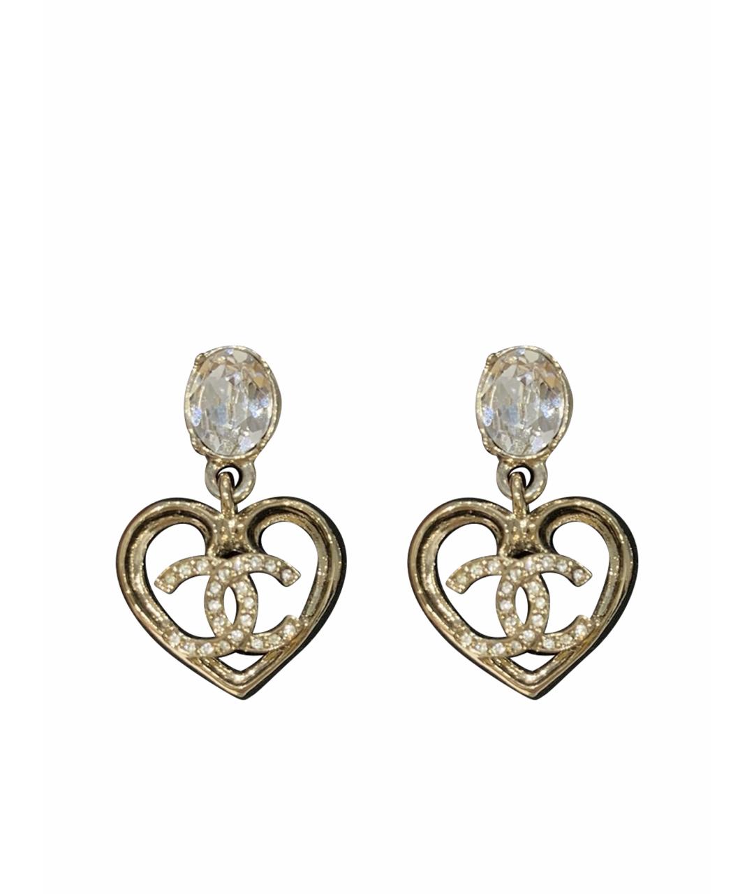 CHANEL Золотые серьги, фото 1