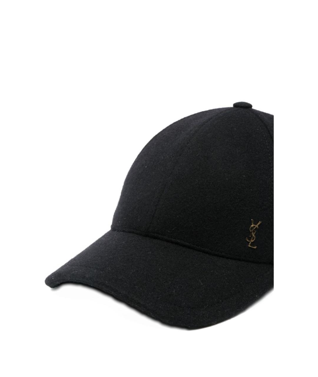 SAINT LAURENT Черная кепка, фото 3