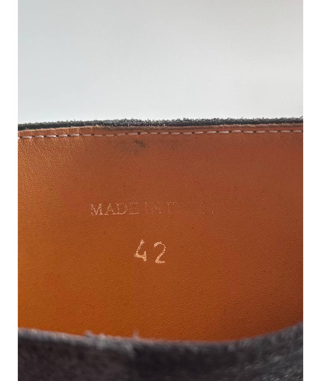 MAISON MARGIELA Черные высокие ботинки, фото 6