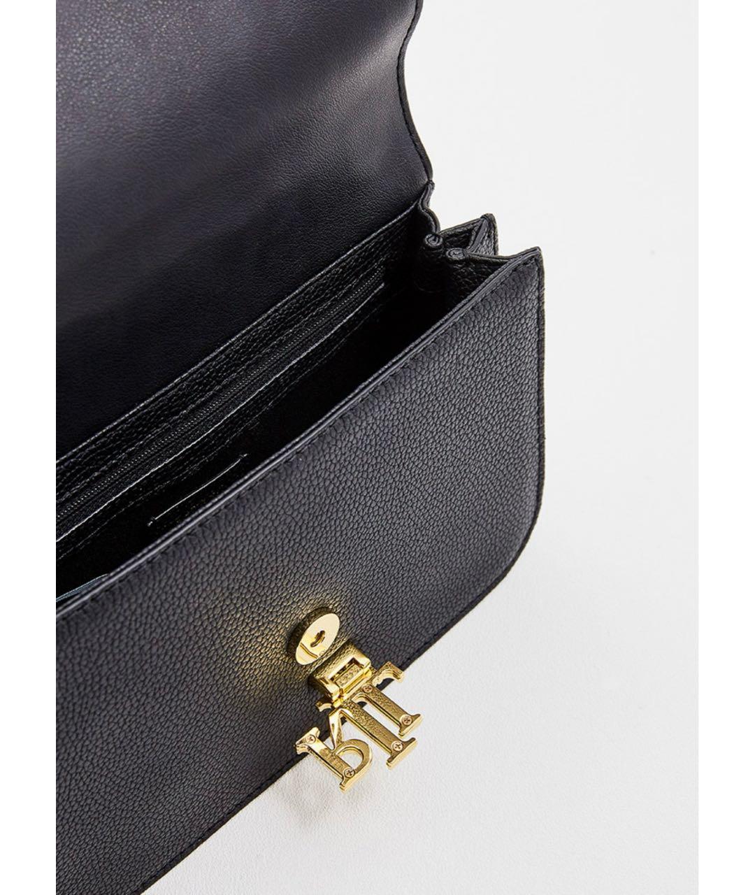 RALPH LAUREN Черная кожаная сумка с короткими ручками, фото 8