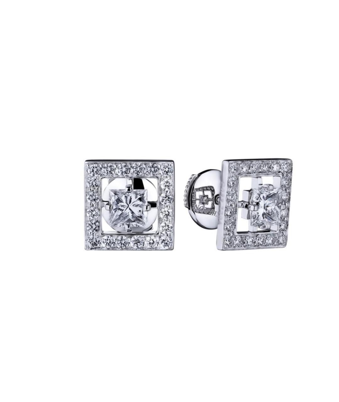BOUCHERON Белые серьги из белого золота, фото 1