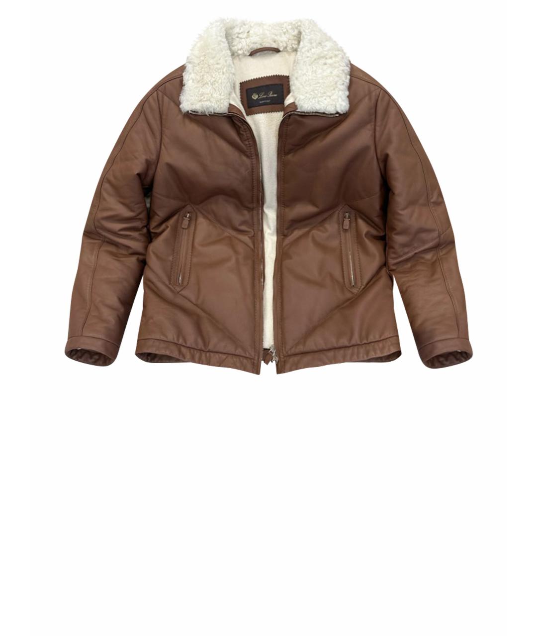 LORO PIANA Коричневая куртка, фото 1