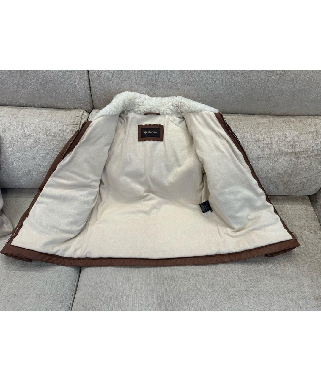 LORO PIANA Коричневая куртка, фото 5