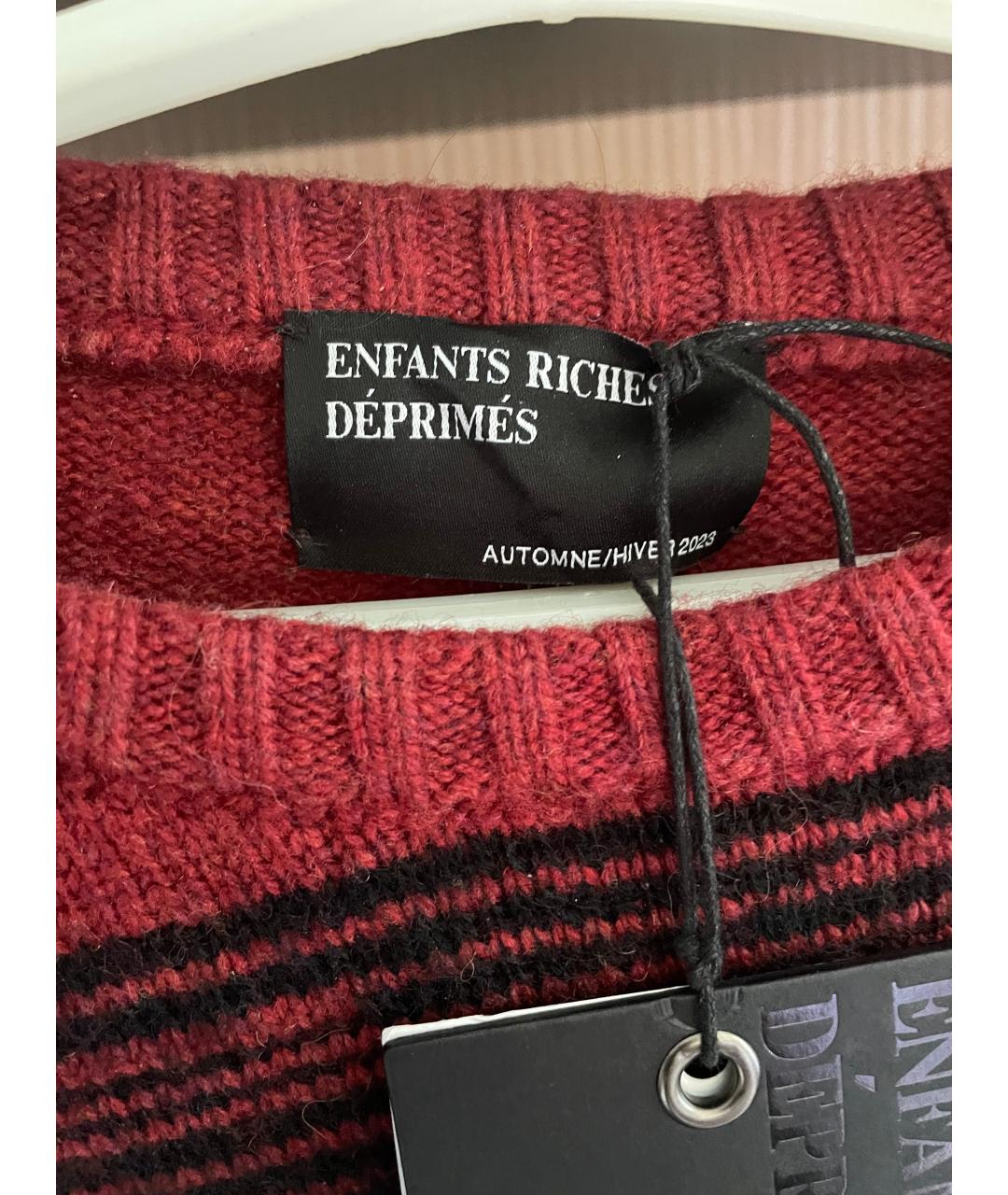 Enfants Riches Déprimés Бордовый шерстяной джемпер / свитер, фото 5