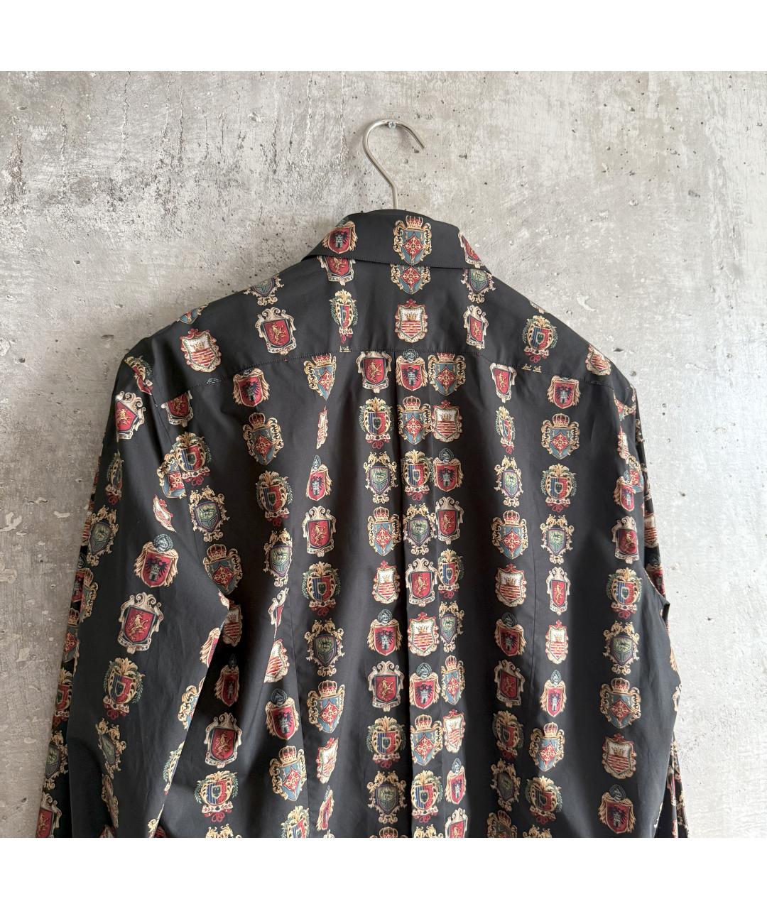 DOLCE&GABBANA Черная хлопковая кэжуал рубашка, фото 3